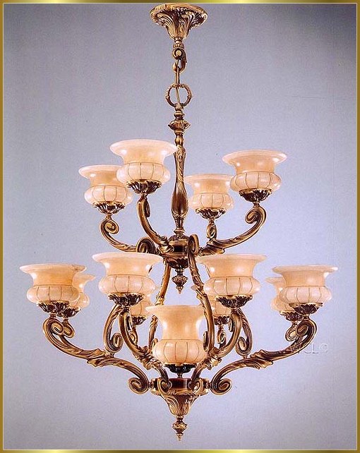 Alabaster Chandeliers Model: RL 1492-96